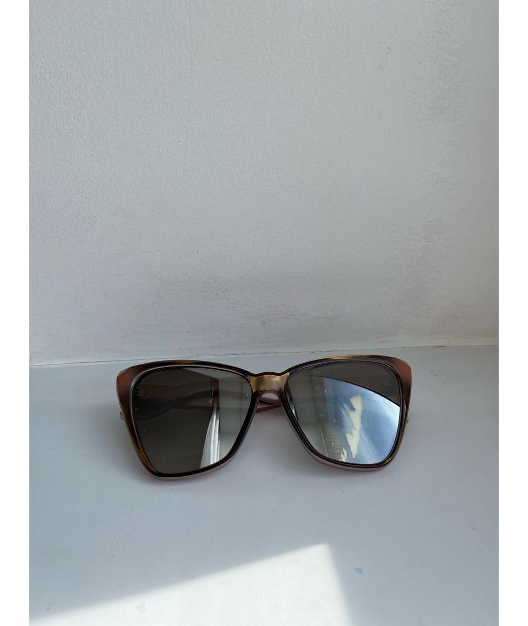 GIVENCHY Бежевые пластиковые солнцезащитные очки, фото 6