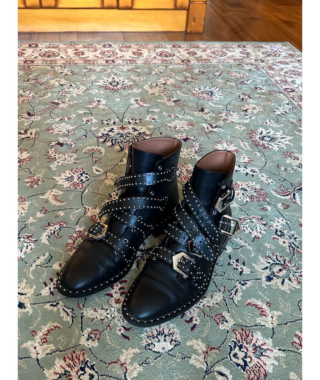 GIVENCHY Черные кожаные ботинки, фото 6