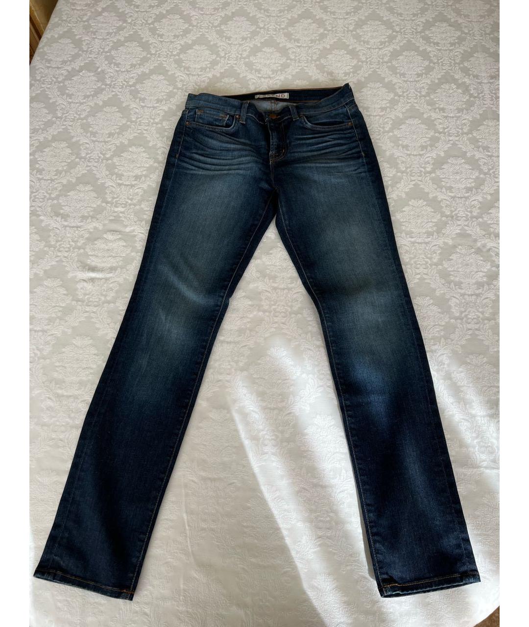 JBRAND Синие хлопковые джинсы слим, фото 7