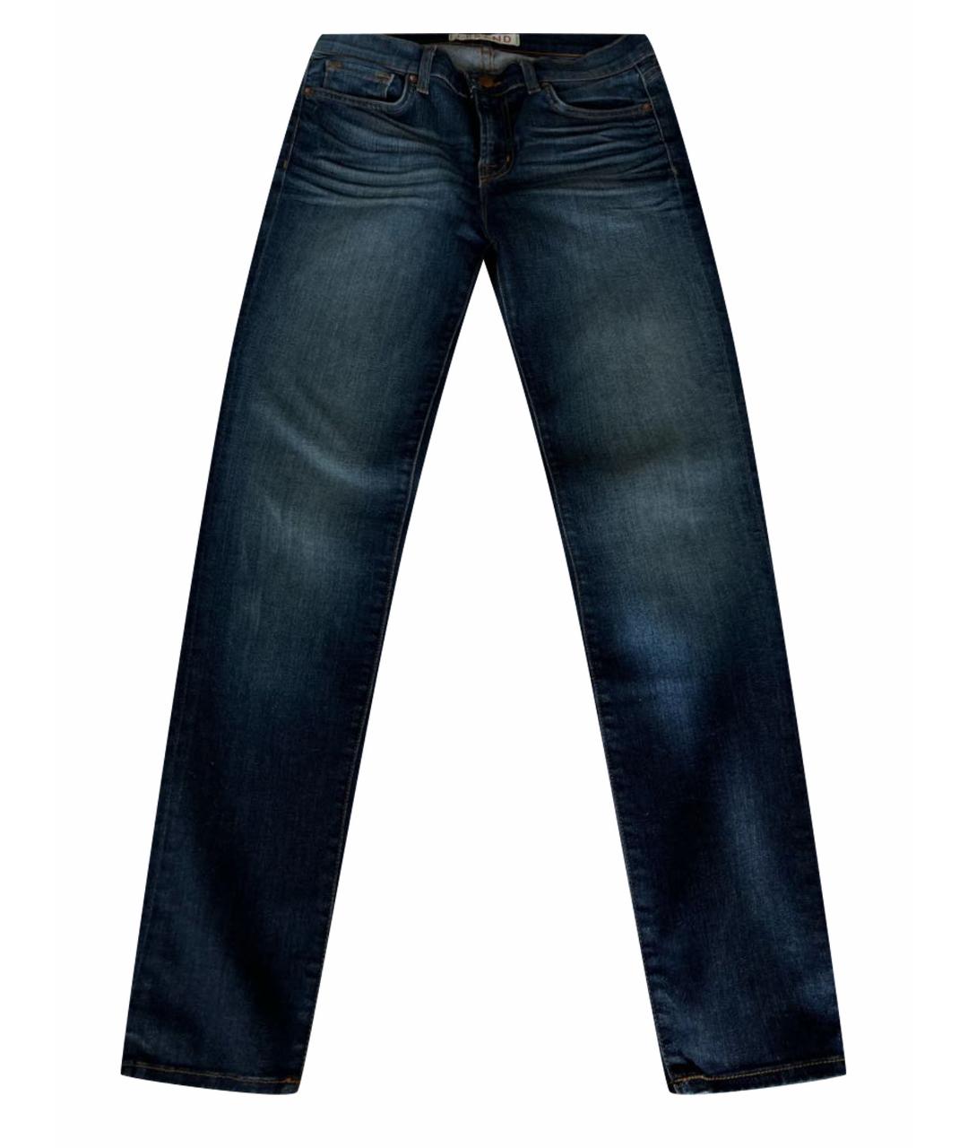 JBRAND Синие хлопковые джинсы слим, фото 1