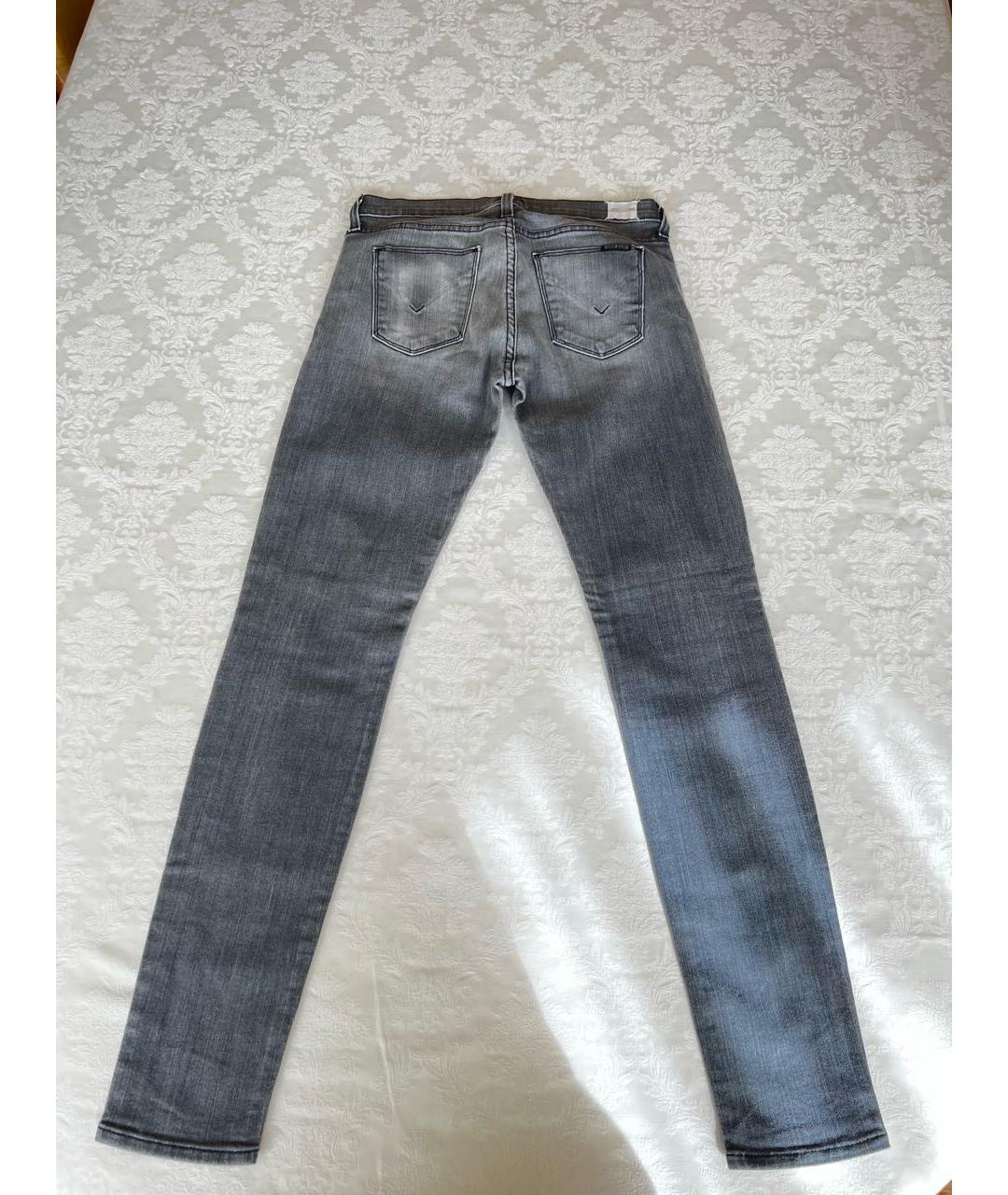 HUDSON Серые хлопковые джинсы слим, фото 2