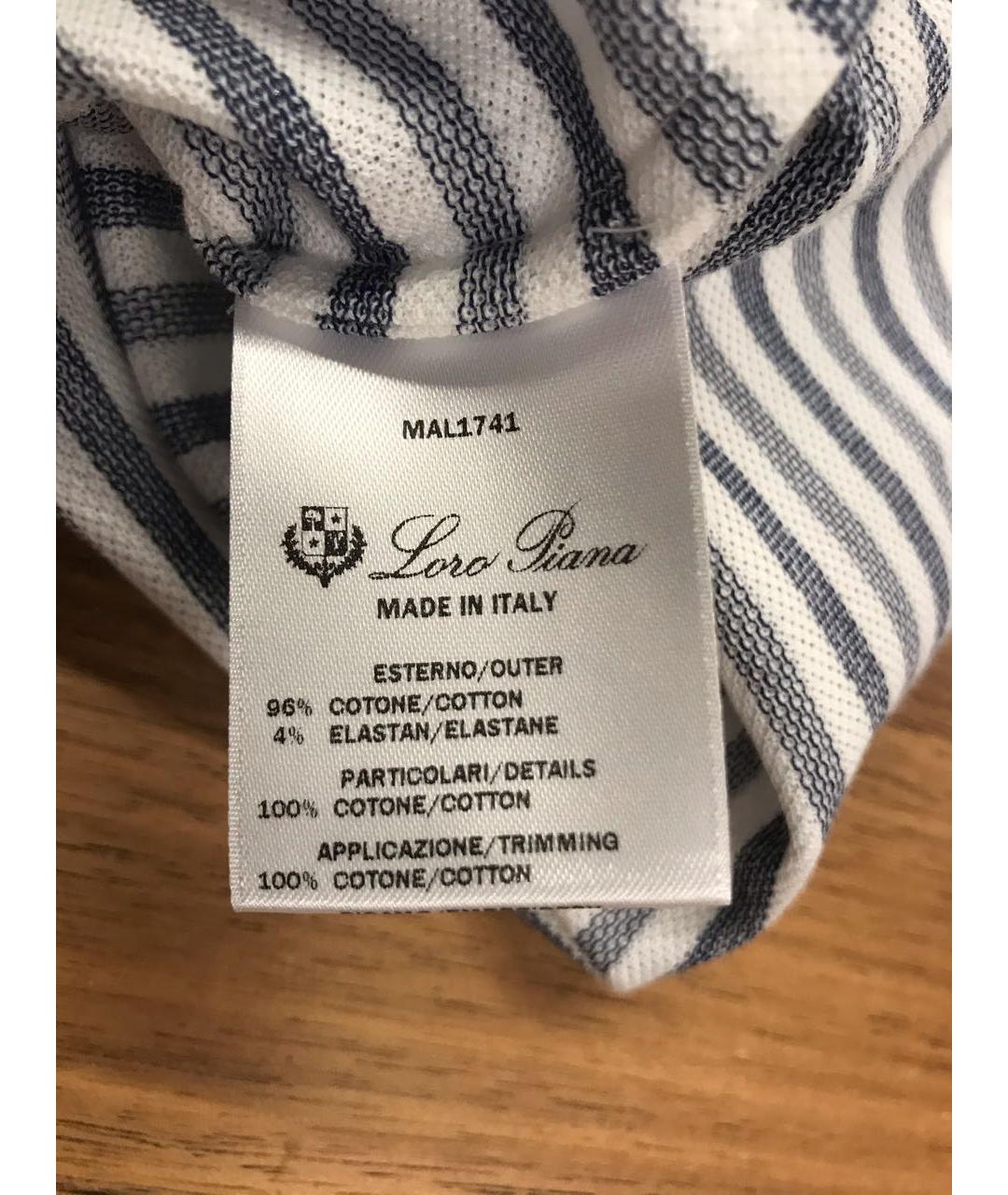 LORO PIANA Серая хлопковая футболка, фото 6