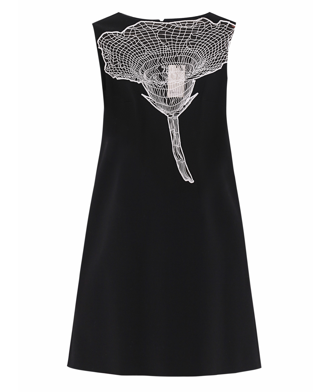 CHRISTOPHER KANE Черное шерстяное повседневное платье, фото 1