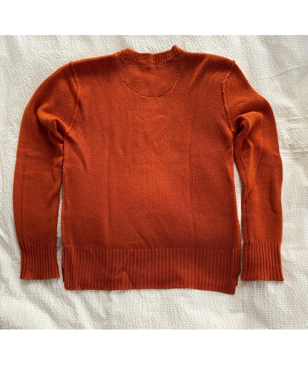 BURBERRY Оранжевый джемпер / свитер, фото 5