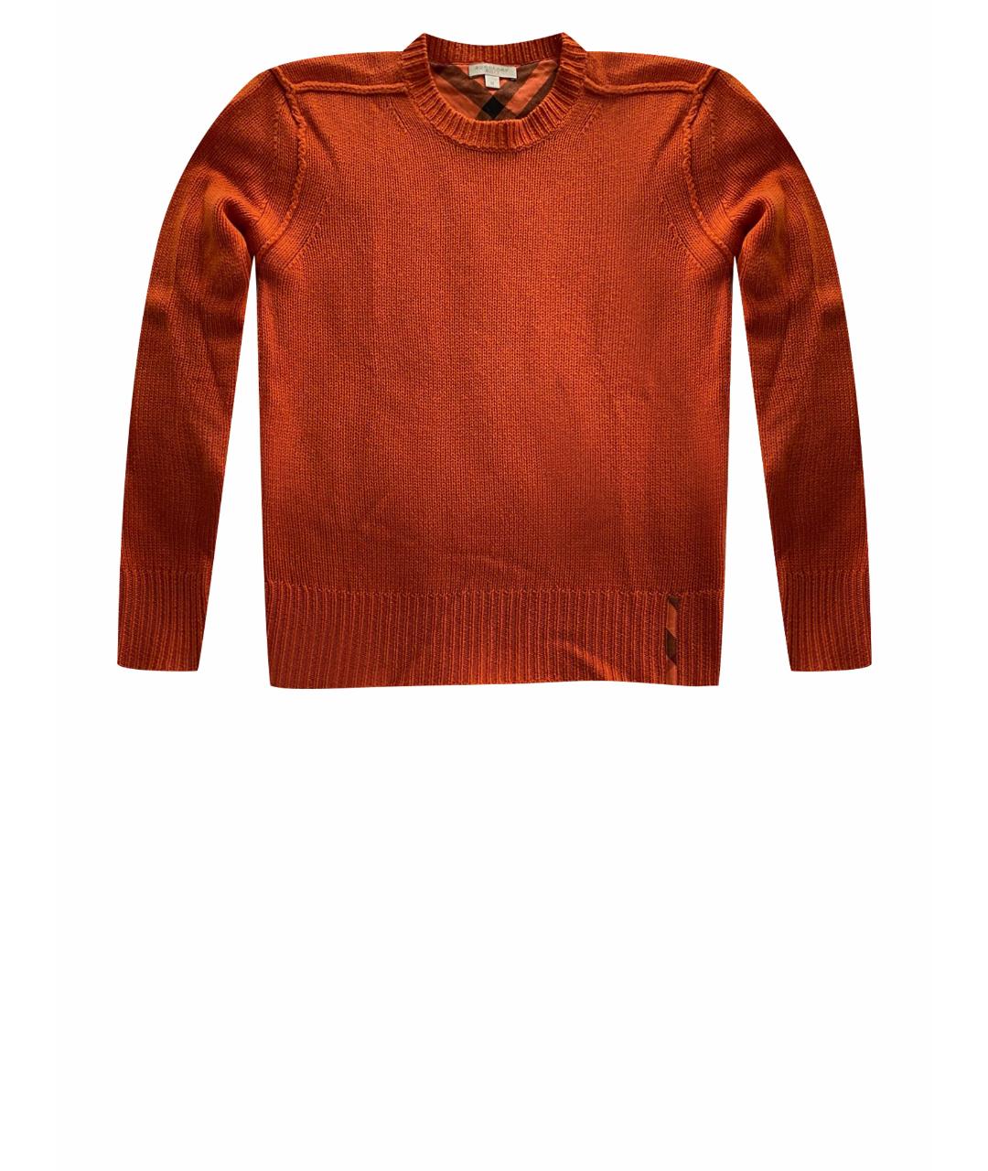 BURBERRY Оранжевый джемпер / свитер, фото 1
