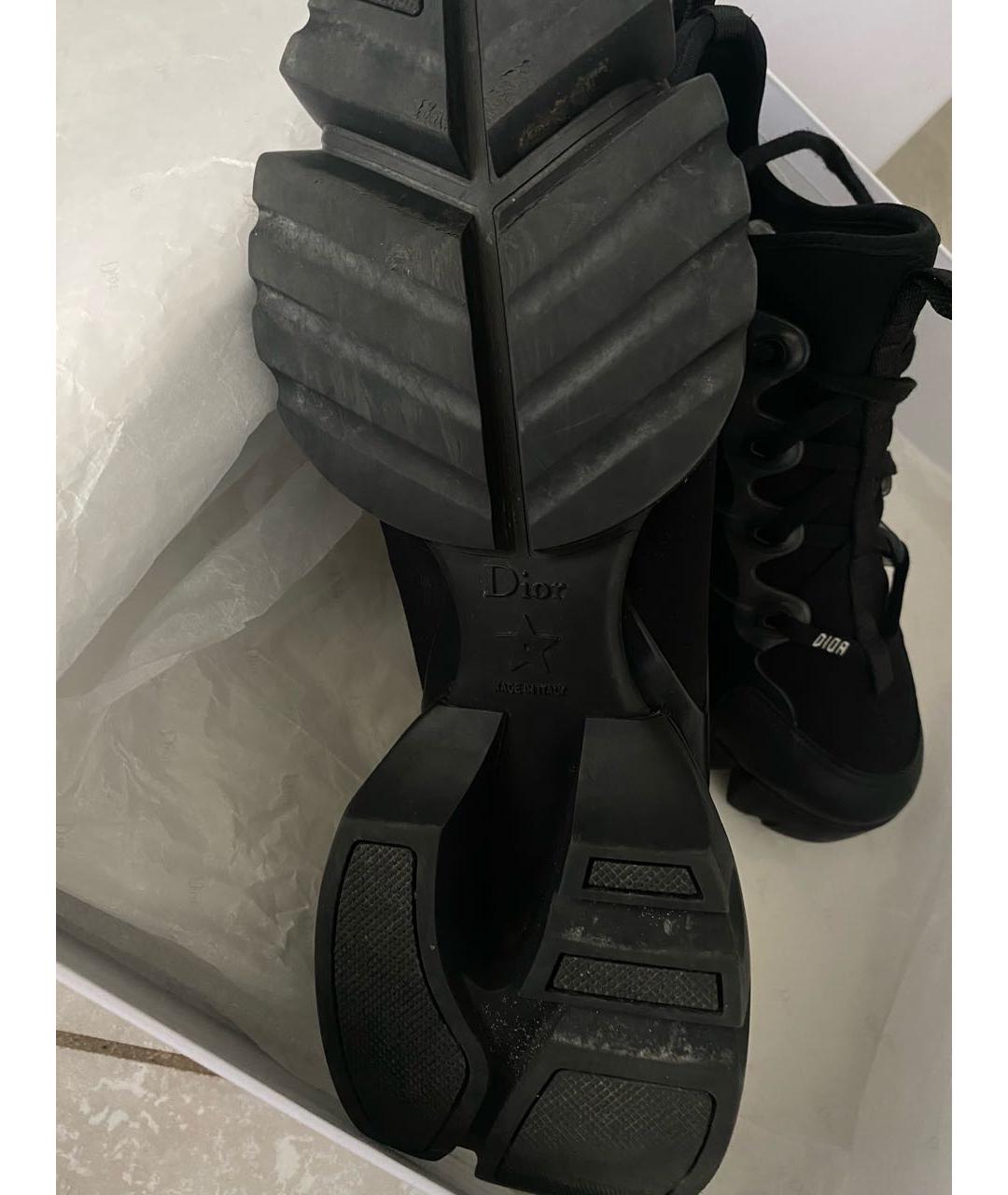 CHRISTIAN DIOR PRE-OWNED Черные неопреновые кроссовки, фото 8