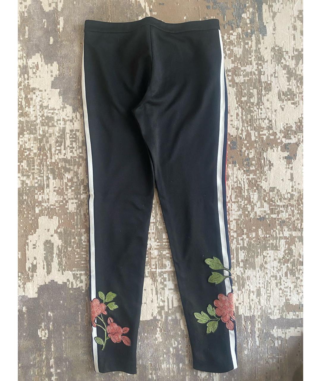 GUCCI Черные полиэстеровые спортивные брюки и шорты, фото 2