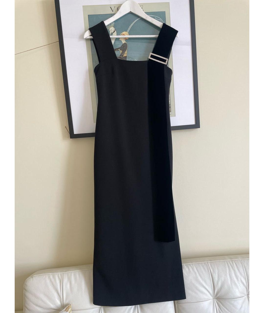 12 STOREEZ Черное вискозное коктейльное платье, фото 7