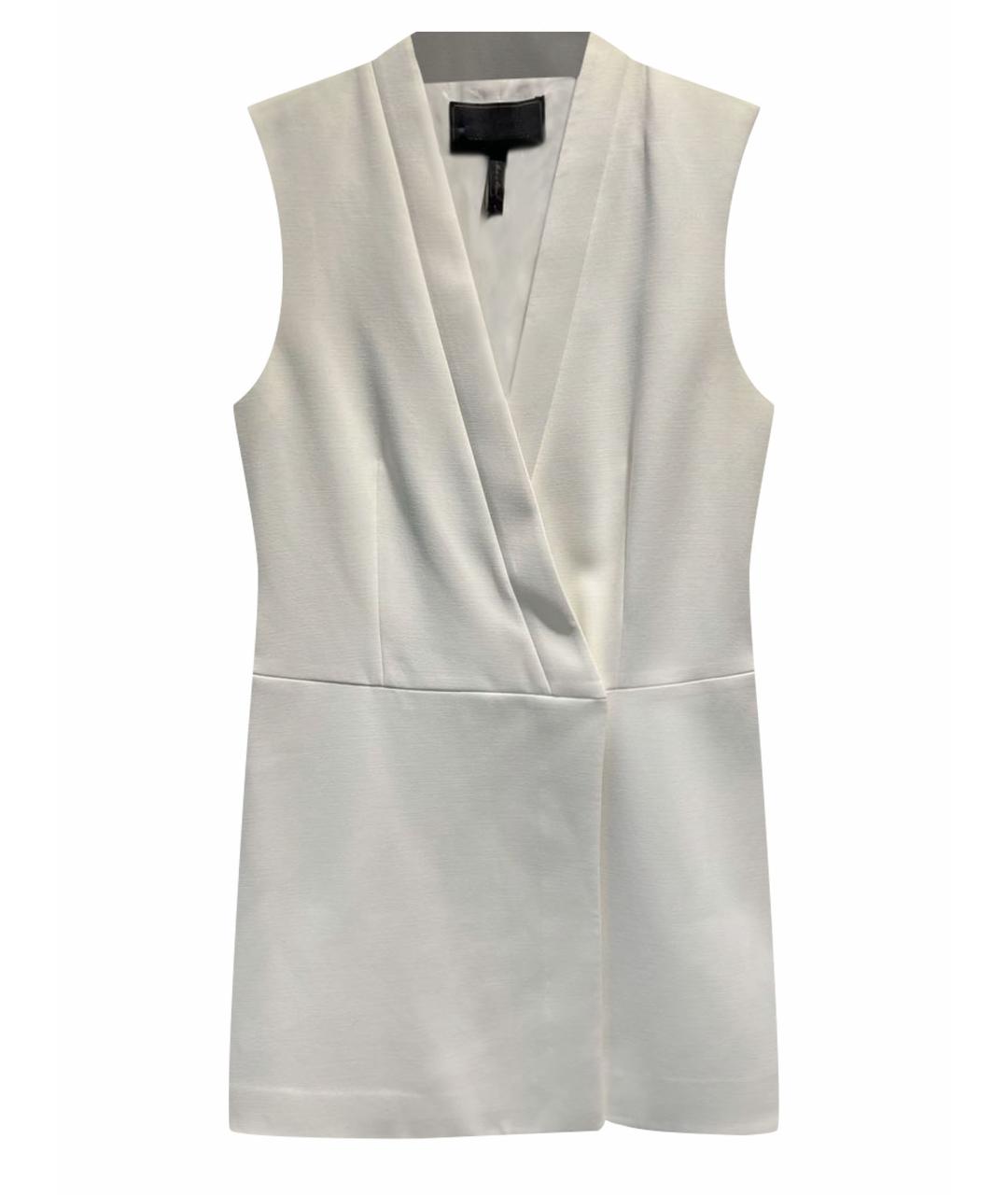BCBG MAXAZRIA Белое полиэстеровое платье, фото 1