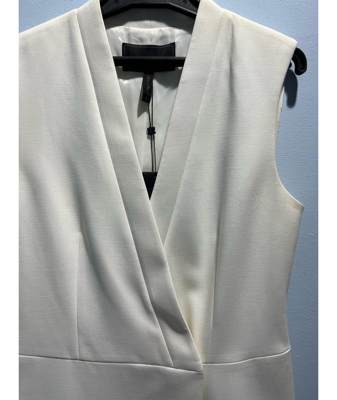 BCBG MAXAZRIA Белое полиэстеровое платье, фото 4