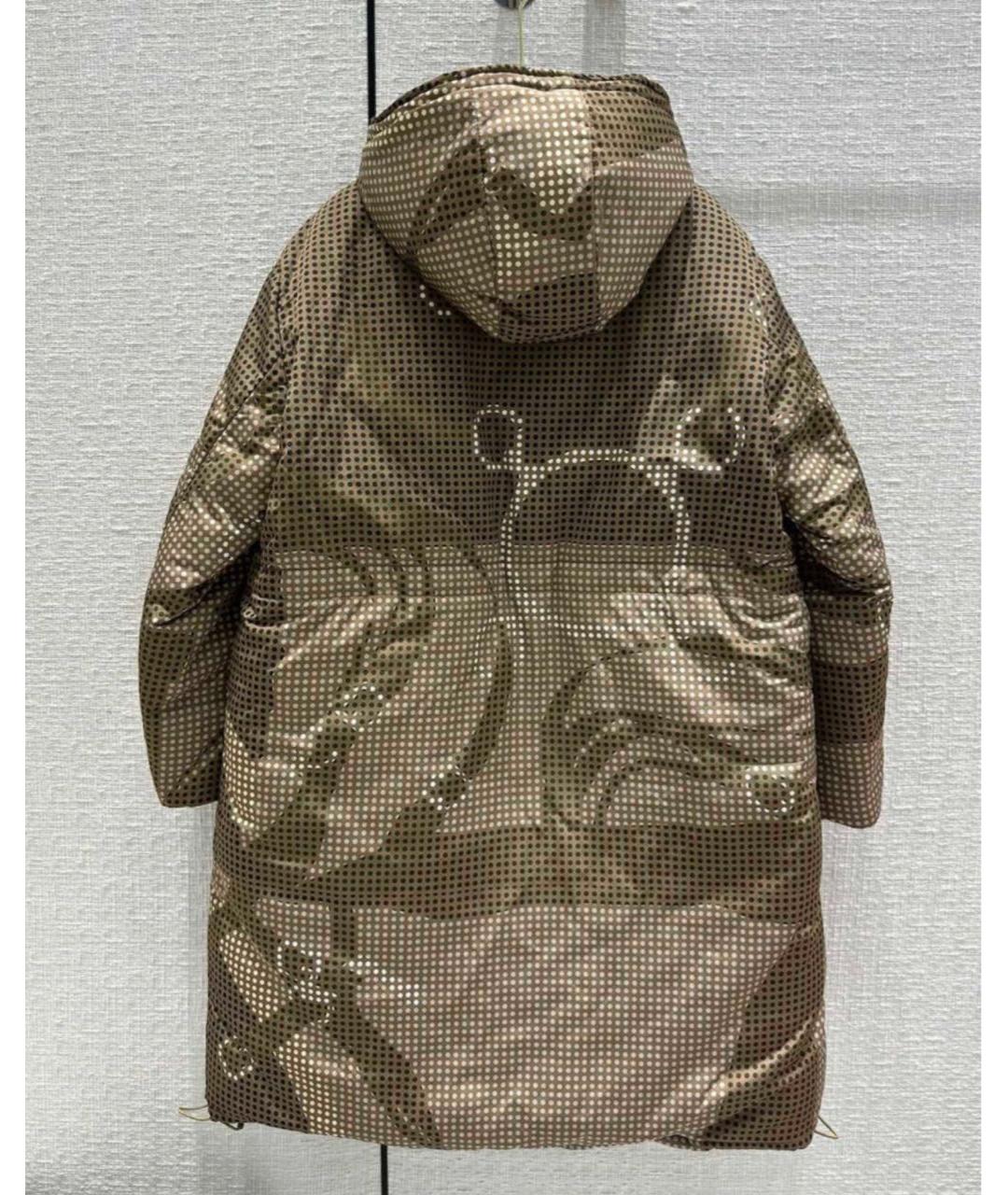 HERMES Бежевый пуховик, фото 6