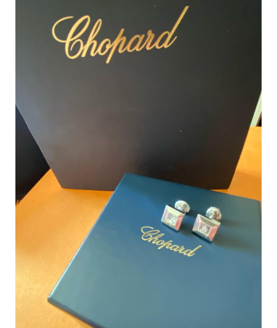 CHOPARD Белые серьги из белого золота, фото 3