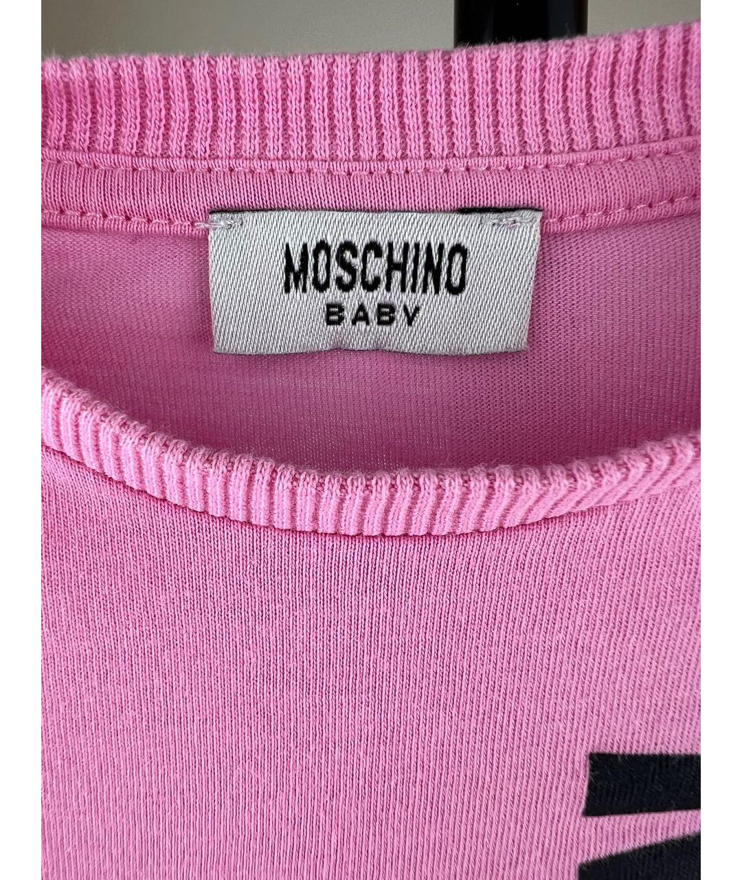 MOSCHINO Розовый боди/ползунок, фото 4