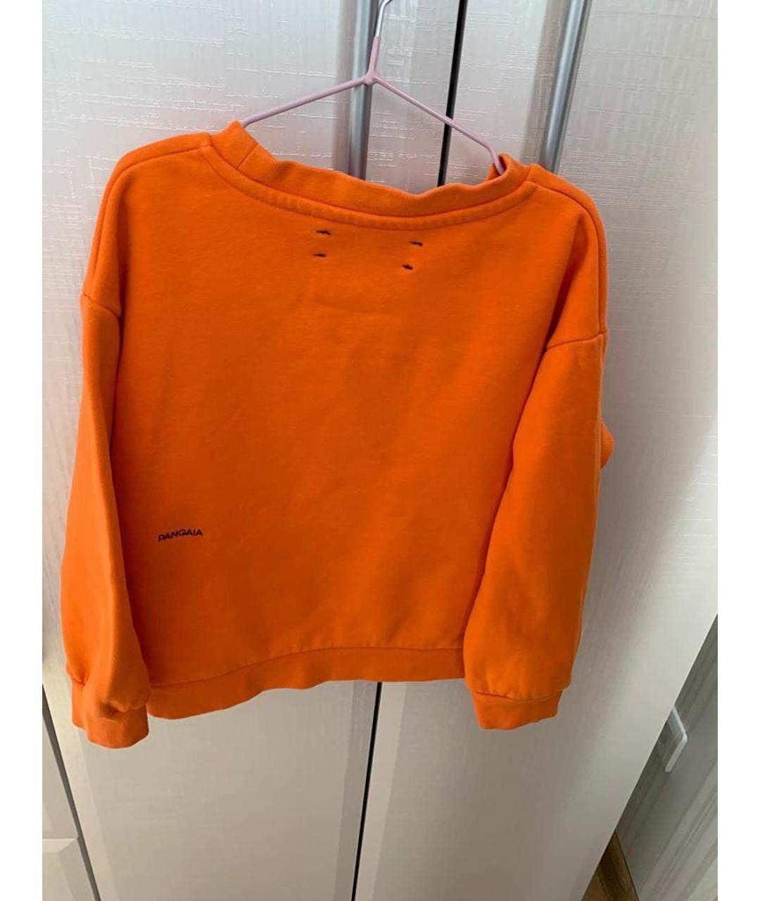 THE PANGAIA Оранжевый хлопковый футболка / топ, фото 2
