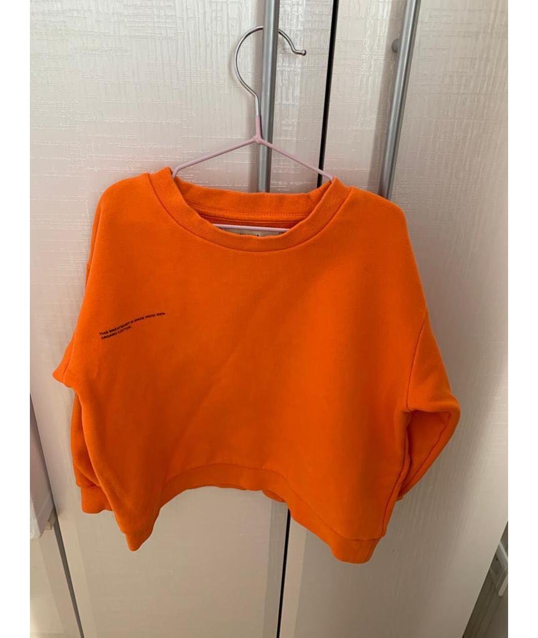 THE PANGAIA Оранжевый хлопковый футболка / топ, фото 5