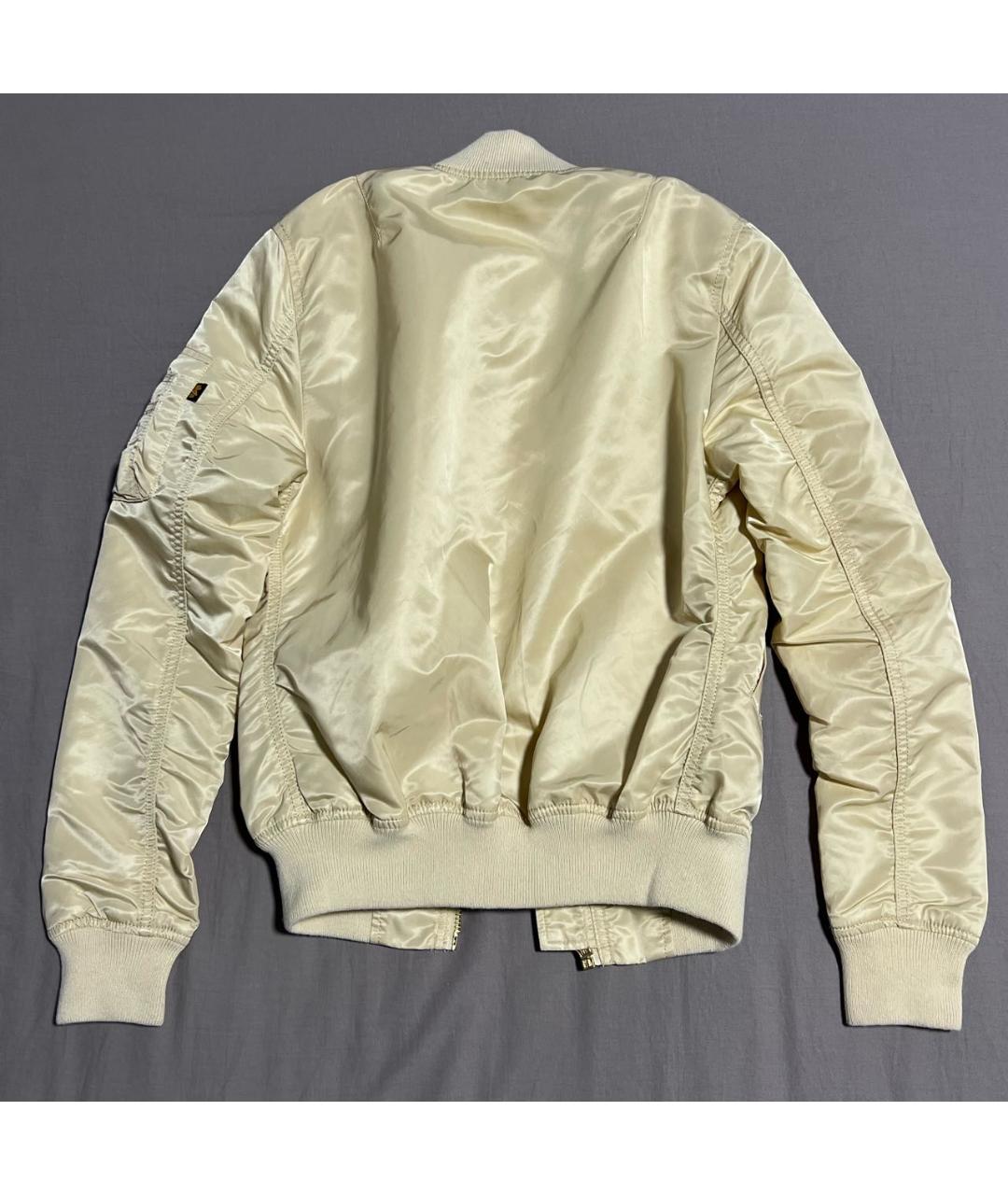 ALPHA INDUSTRIES Золотая полиэстеровая куртка, фото 2