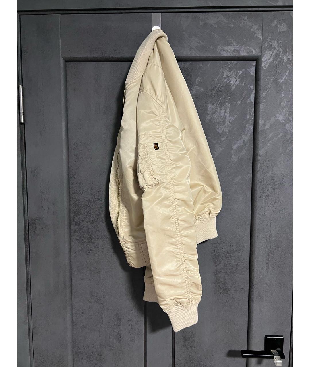 ALPHA INDUSTRIES Золотая полиэстеровая куртка, фото 8