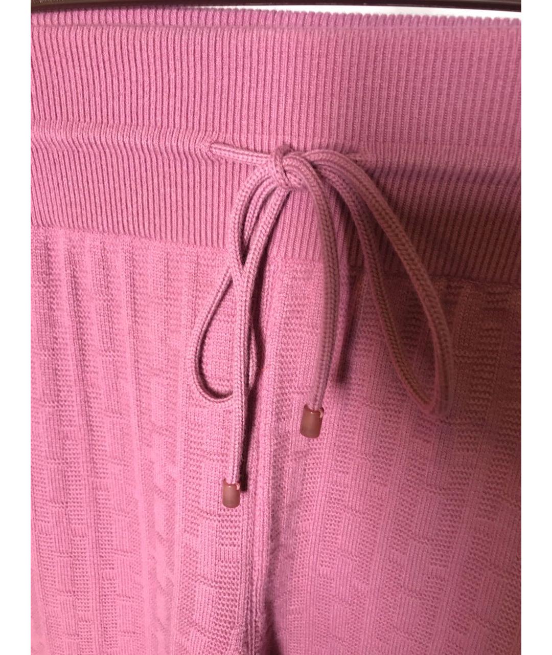 HERMES PRE-OWNED Розовый шерстяной костюм с брюками, фото 5