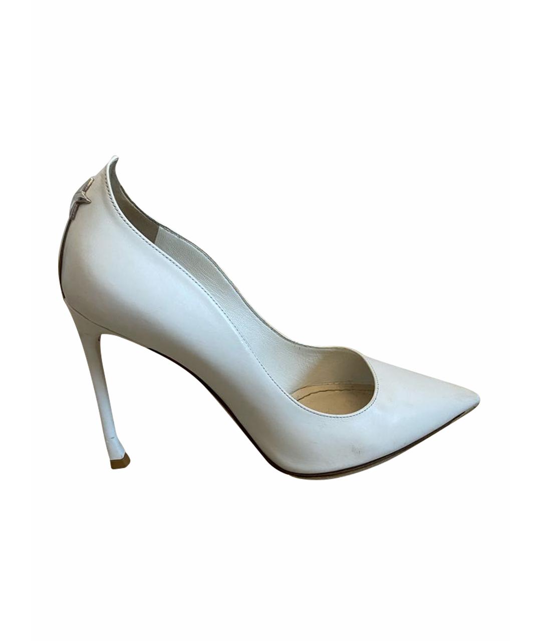 CHRISTIAN DIOR PRE-OWNED Белые туфли из лакированной кожи, фото 1