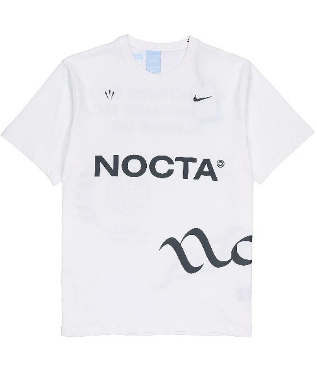 NIKE Белая хлопковая футболка, фото 1