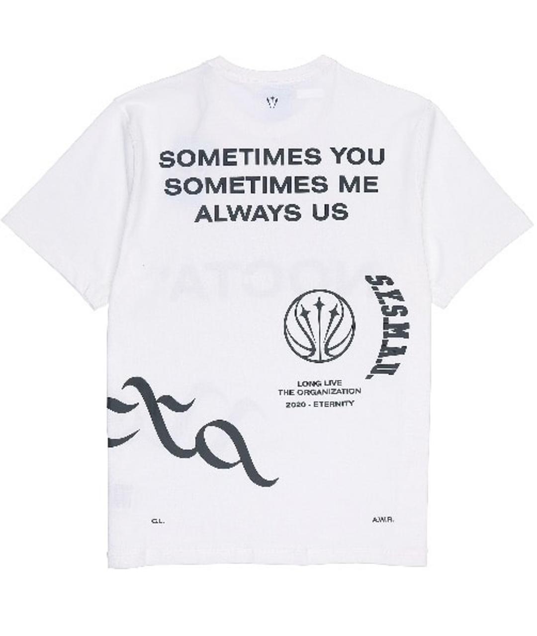 NIKE Белая хлопковая футболка, фото 2