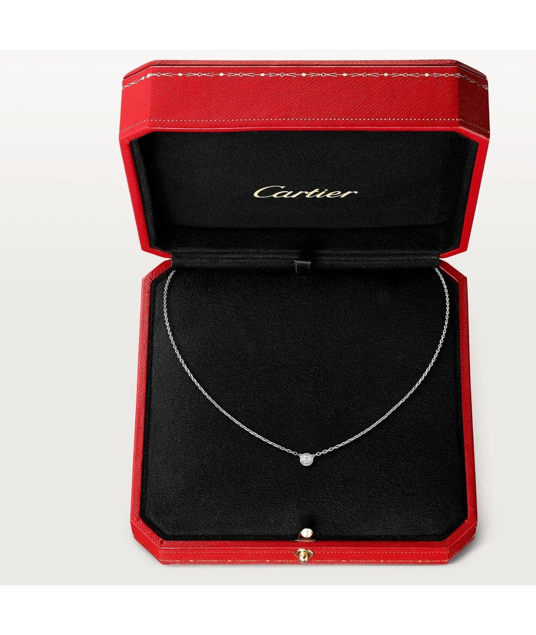 CARTIER Белая подвеска из белого золота, фото 4