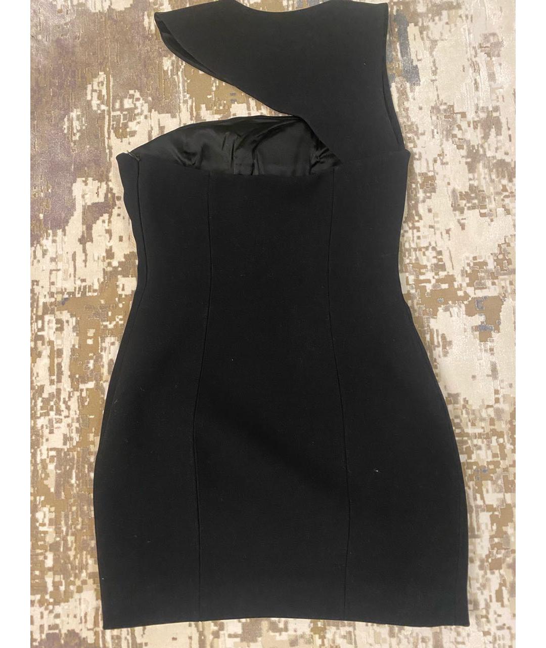 JAY AHR Черное полиэстеровое коктейльное платье, фото 2