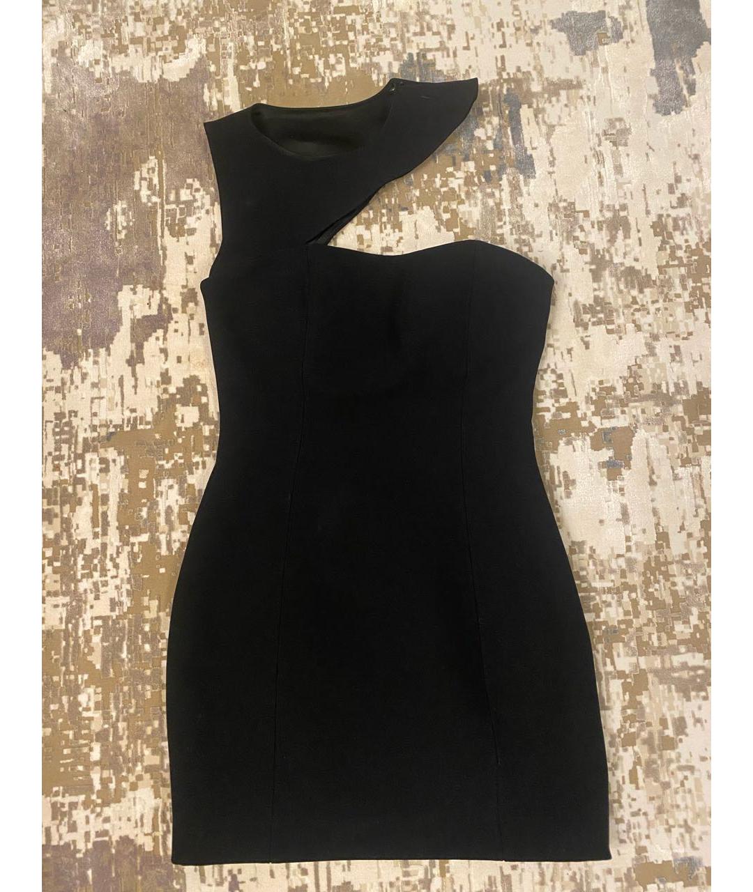 JAY AHR Черное полиэстеровое коктейльное платье, фото 5