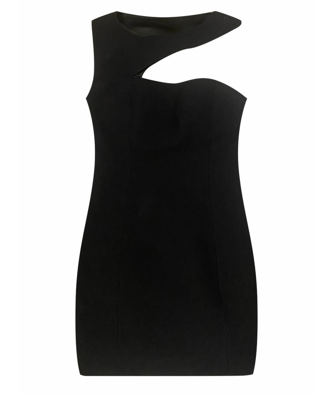 JAY AHR Черное полиэстеровое коктейльное платье, фото 1