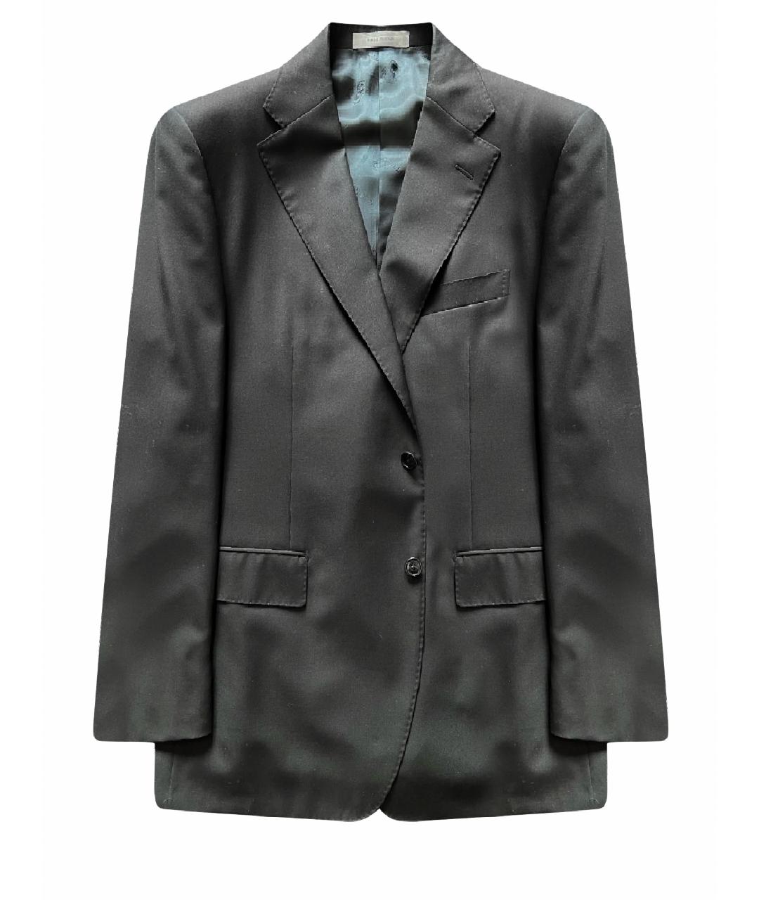 CORNELIANI Черный шерстяной пиджак, фото 1