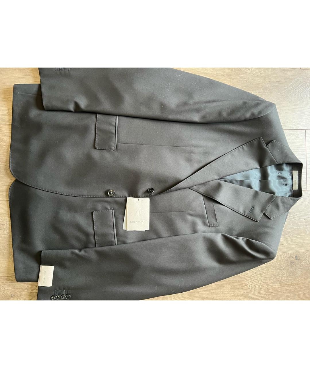CORNELIANI Черный шерстяной пиджак, фото 5