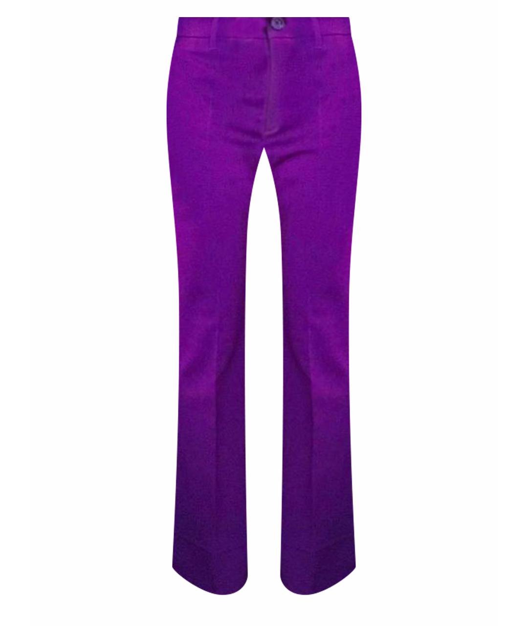 GUCCI Фиолетовые брюки узкие, фото 1
