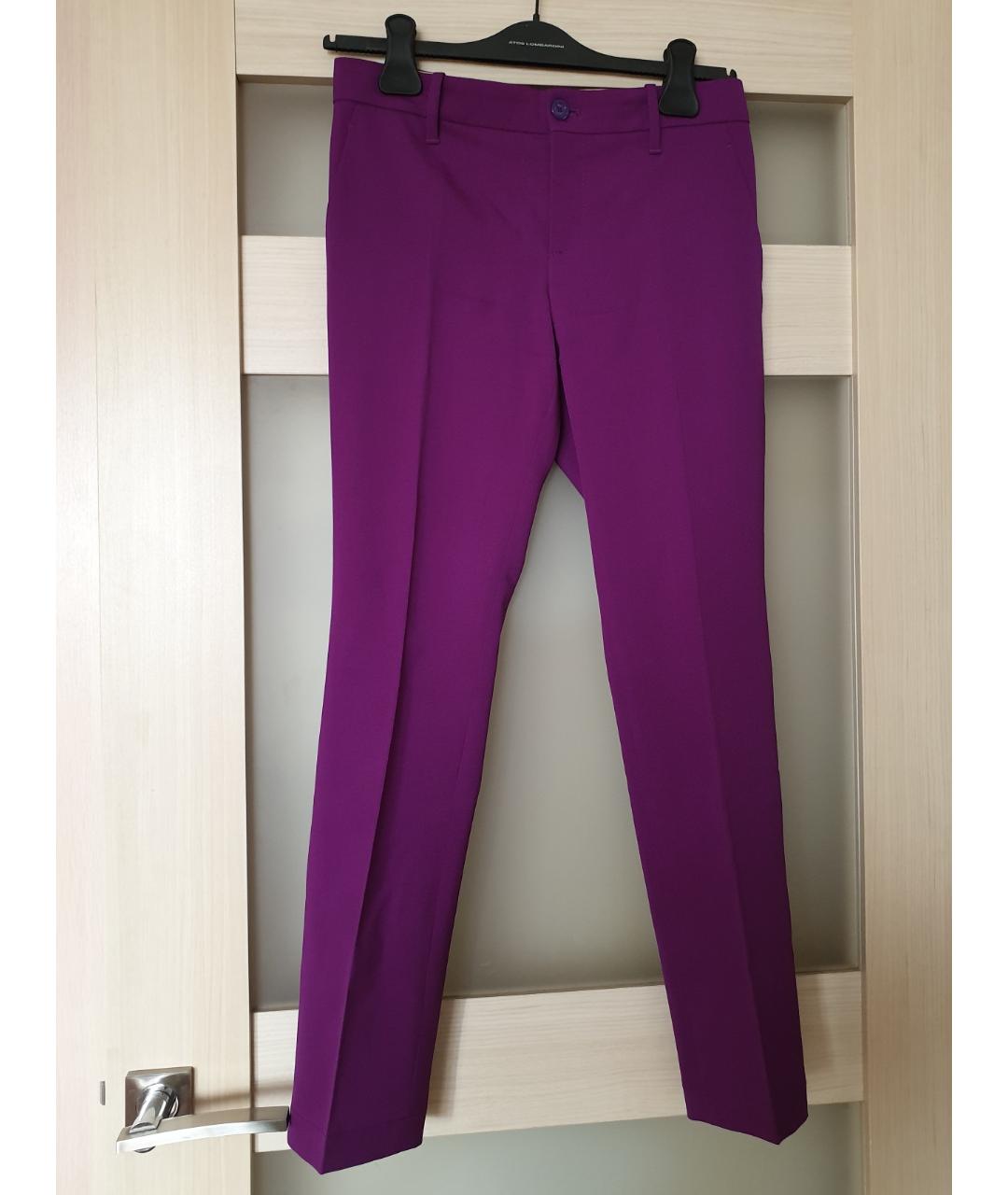 GUCCI Фиолетовые брюки узкие, фото 8