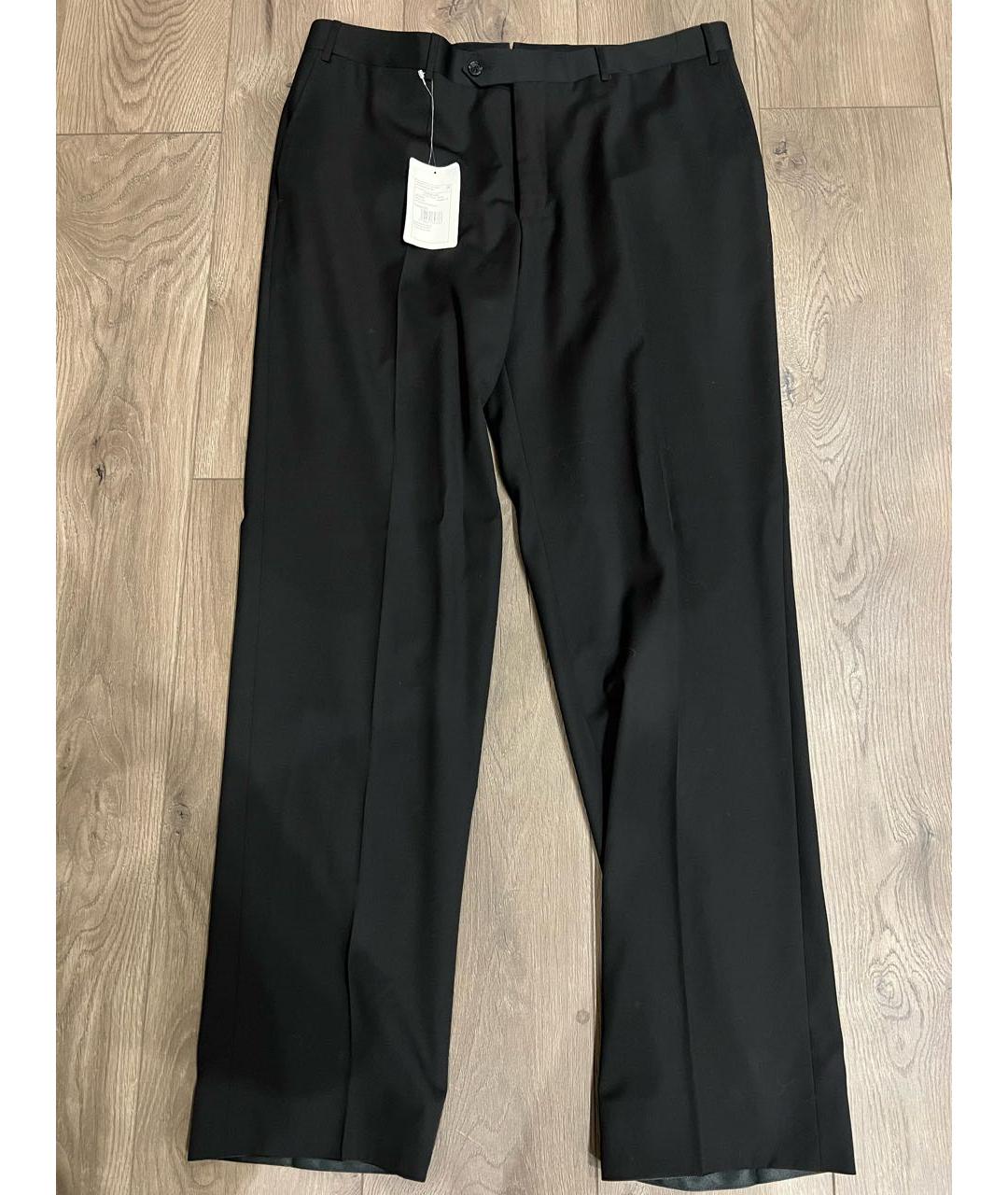 CORNELIANI Черные шерстяные классические брюки, фото 5