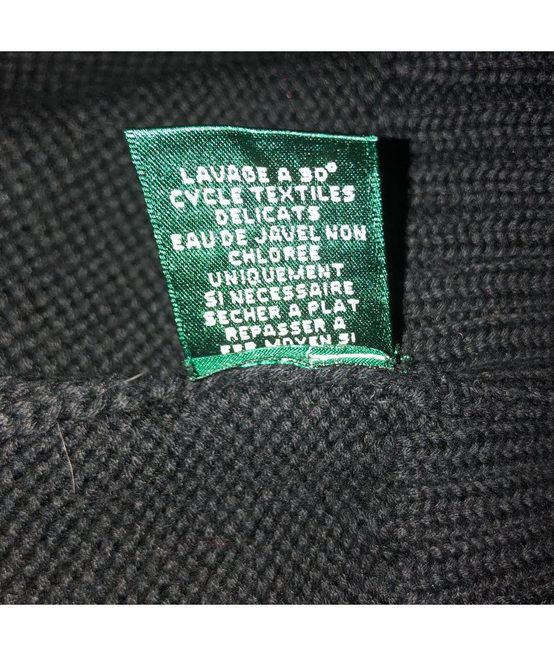 RALPH LAUREN Черный хлопковый джемпер / свитер, фото 6