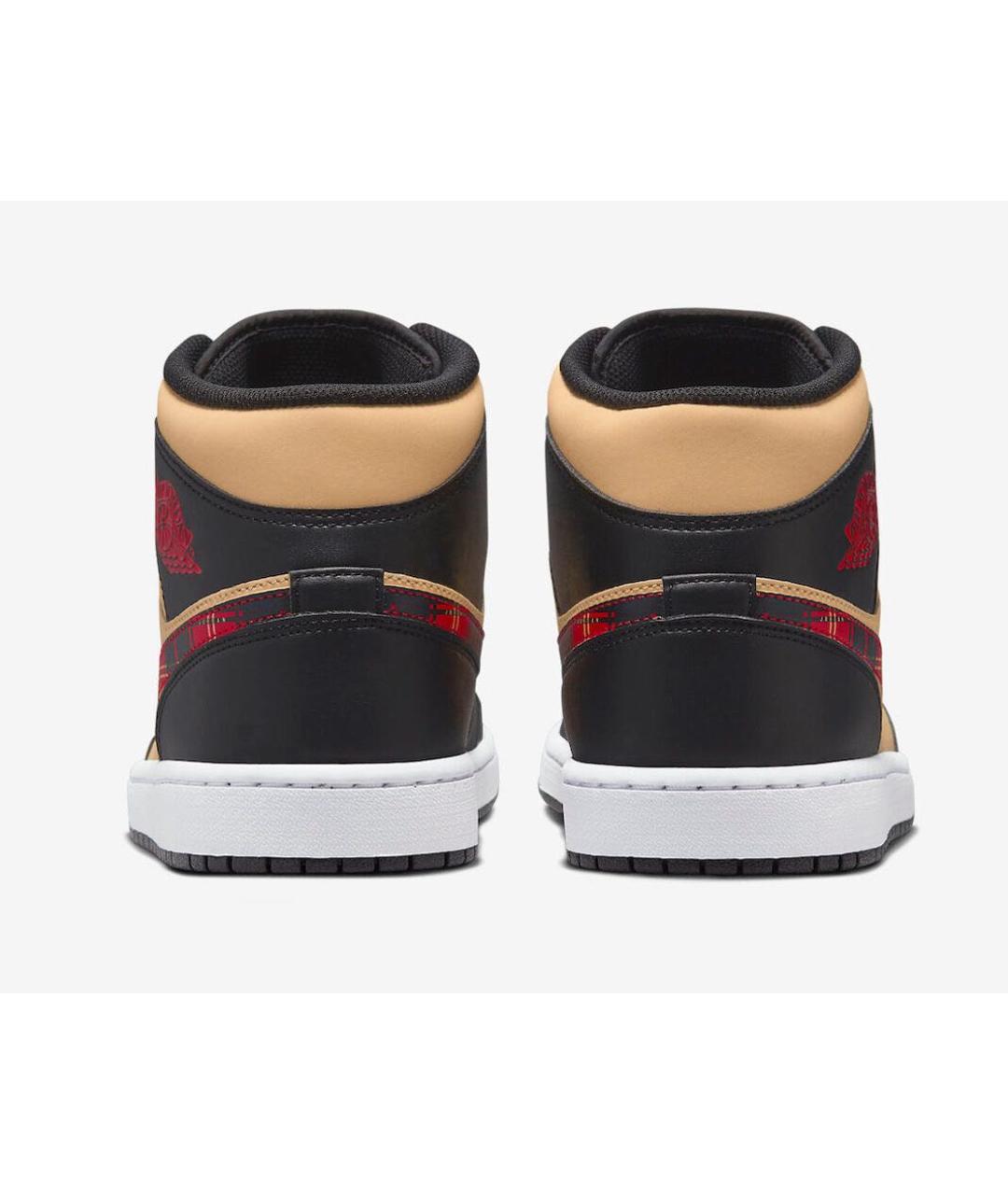 JORDAN Мульти кожаные высокие кроссовки / кеды, фото 4