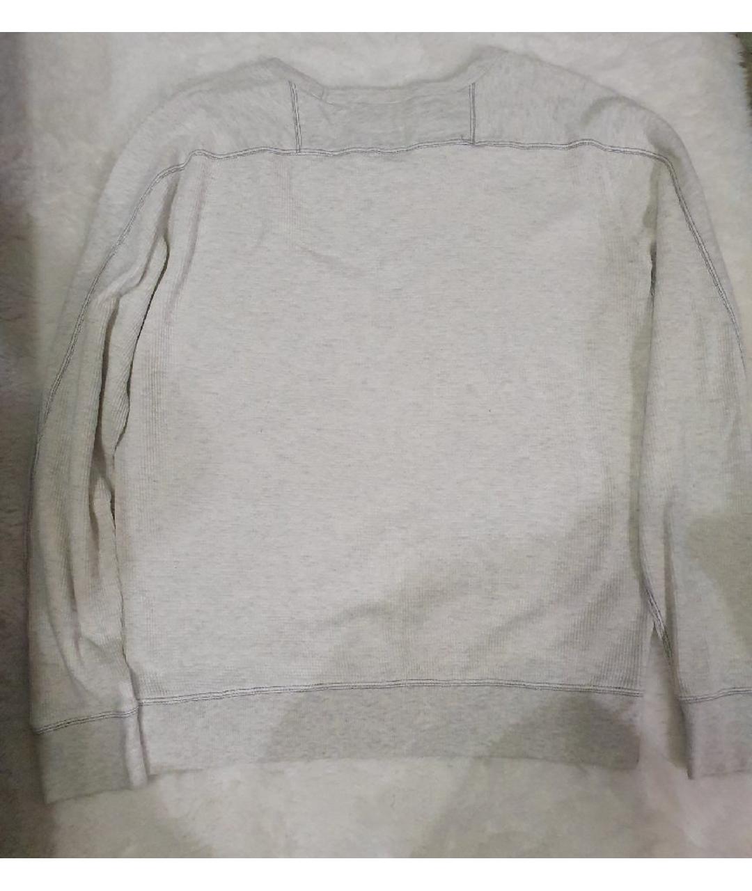 DIESEL Серый хлопковый джемпер / свитер, фото 2