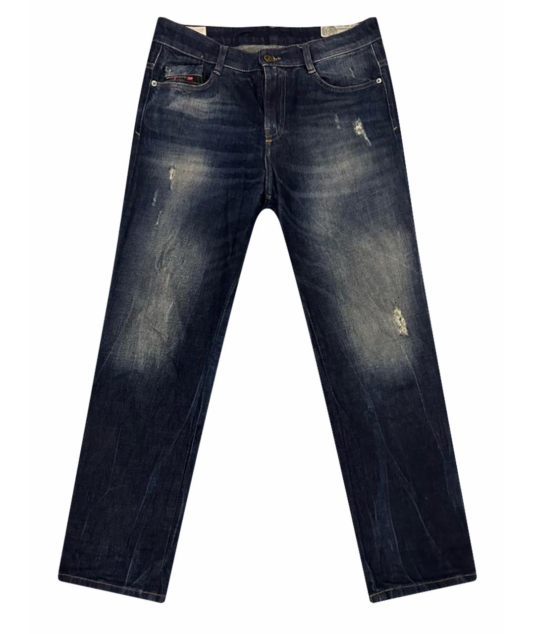 DIESEL Темно-синие прямые джинсы, фото 1