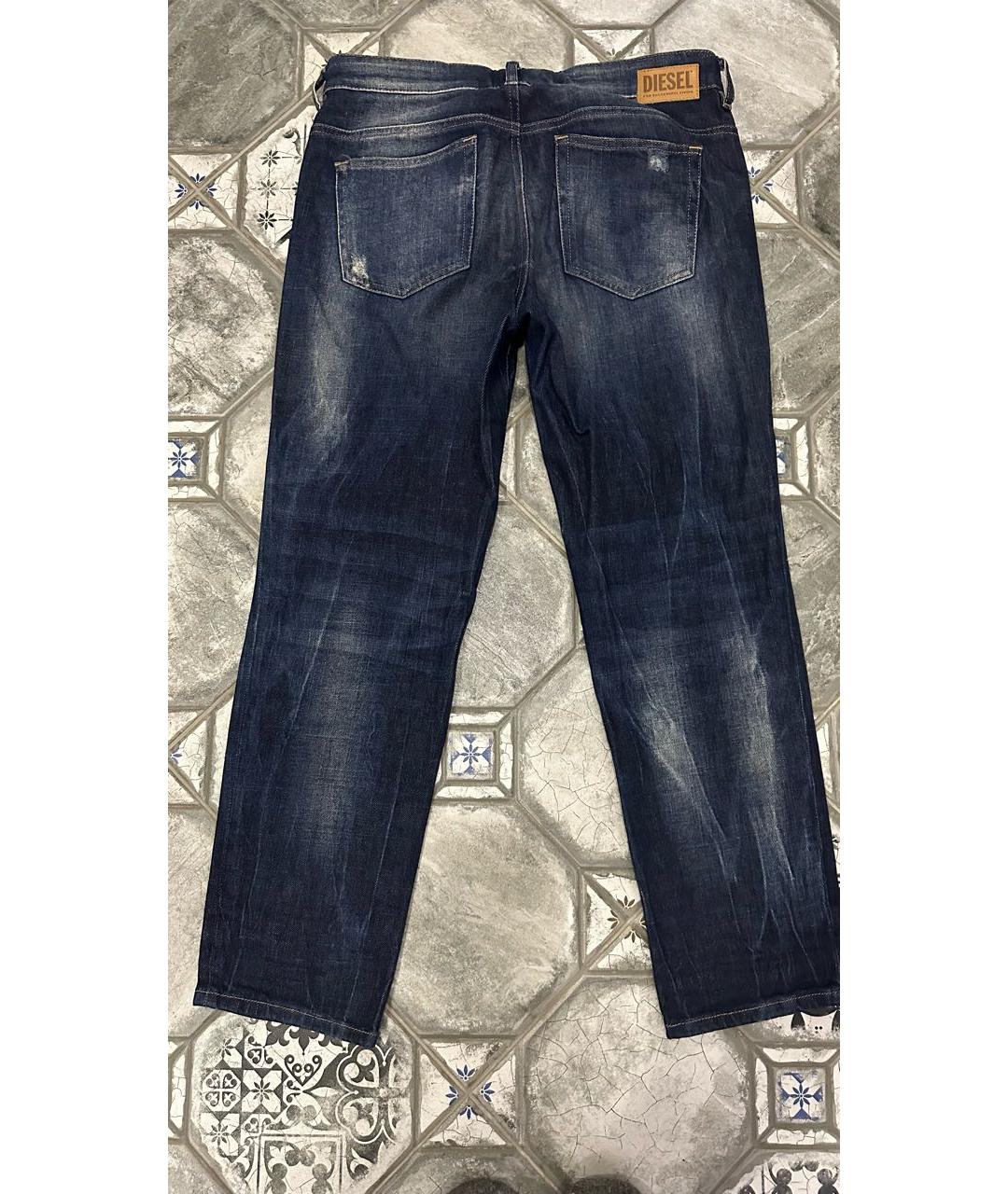 DIESEL Темно-синие прямые джинсы, фото 2