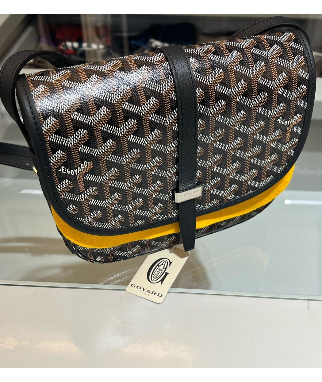 GOYARD Кожаная сумка через плечо, фото 3