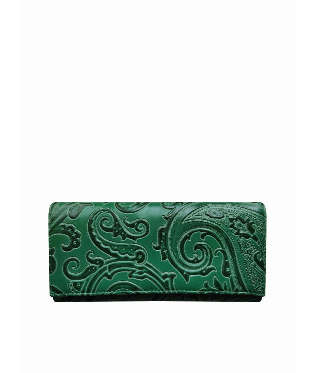 ETRO Зеленый кожаный кошелек, фото 1