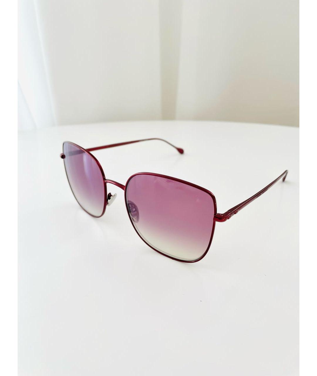 ISABEL MARANT Розовые металлические солнцезащитные очки, фото 2