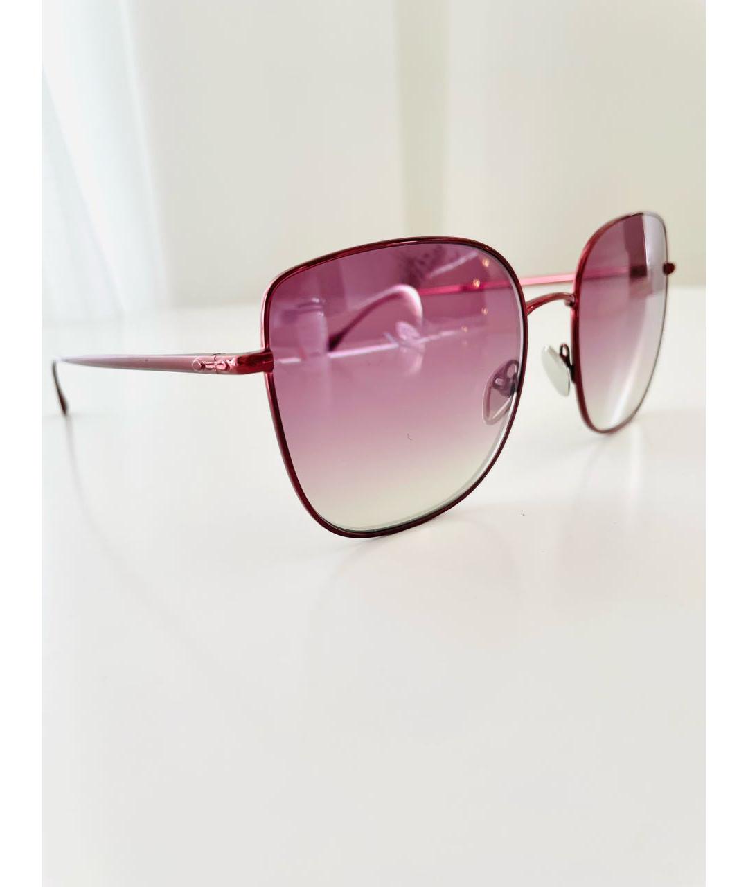 ISABEL MARANT Розовые металлические солнцезащитные очки, фото 3