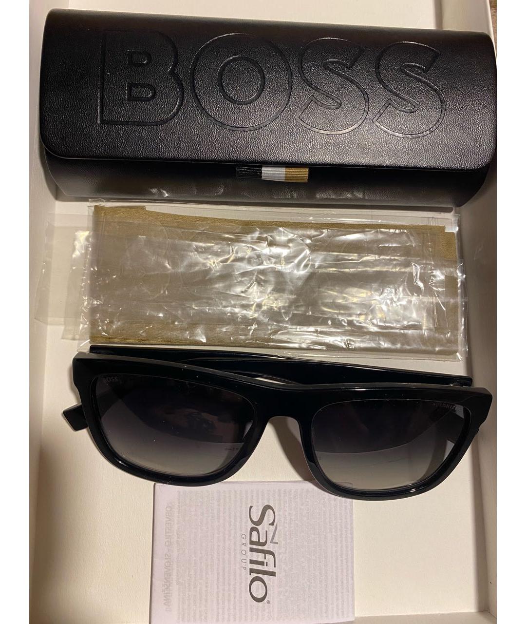HUGO BOSS Черные солнцезащитные очки, фото 4