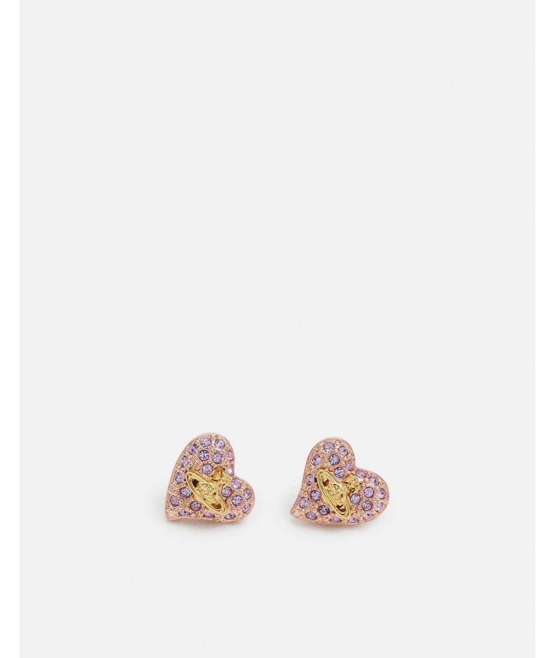 VIVIENNE WESTWOOD Золотые латунные серьги, фото 4