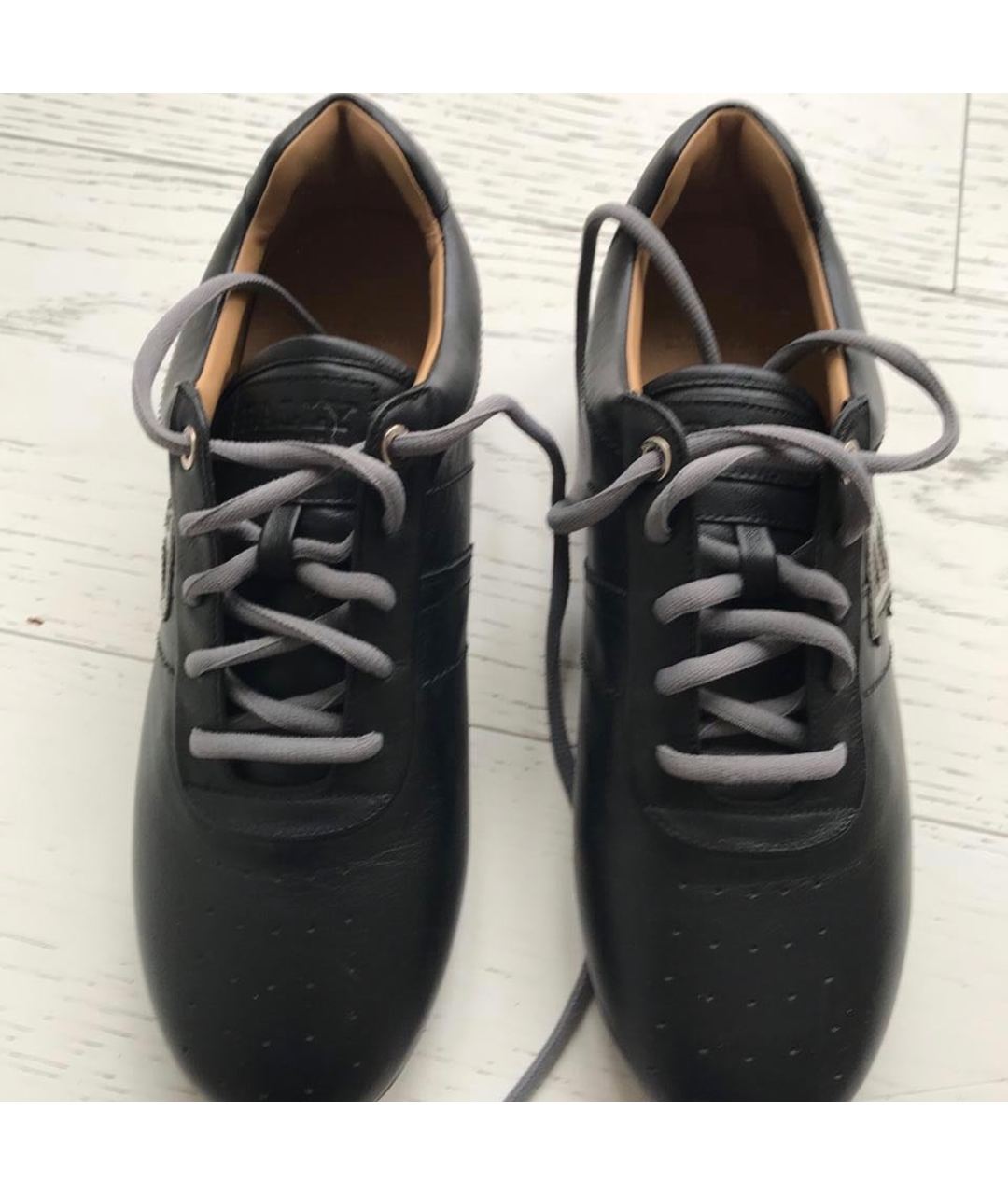 BALLY Черные кожаные ботинки, фото 2