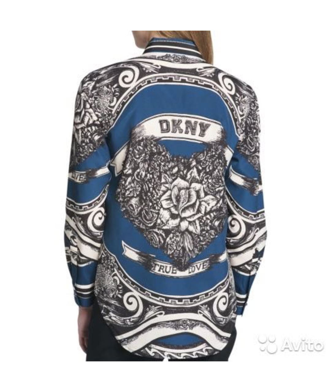 DKNY Мульти полиэстеровая рубашка, фото 2