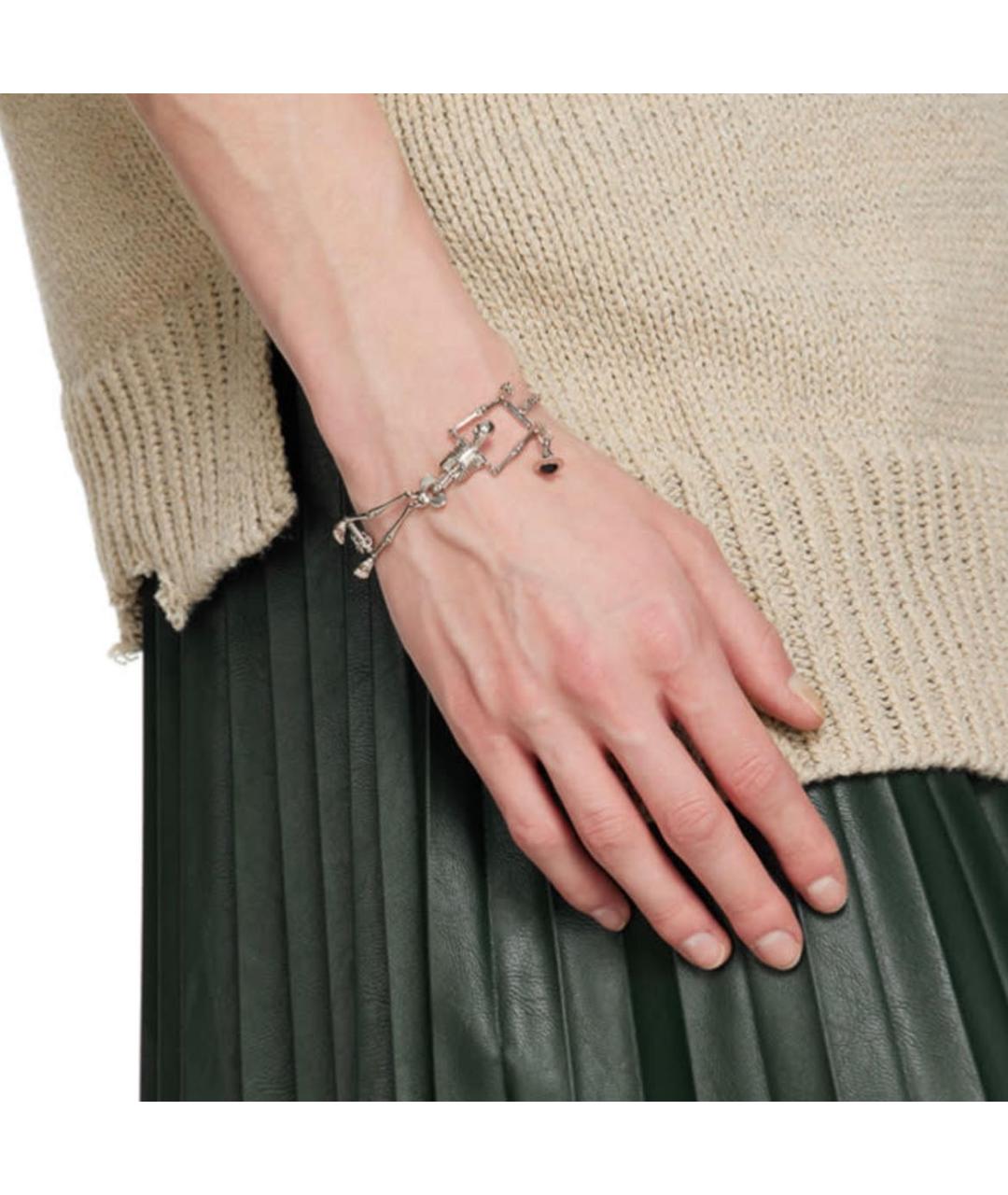 VIVIENNE WESTWOOD Серебрянный латунный браслет, фото 2