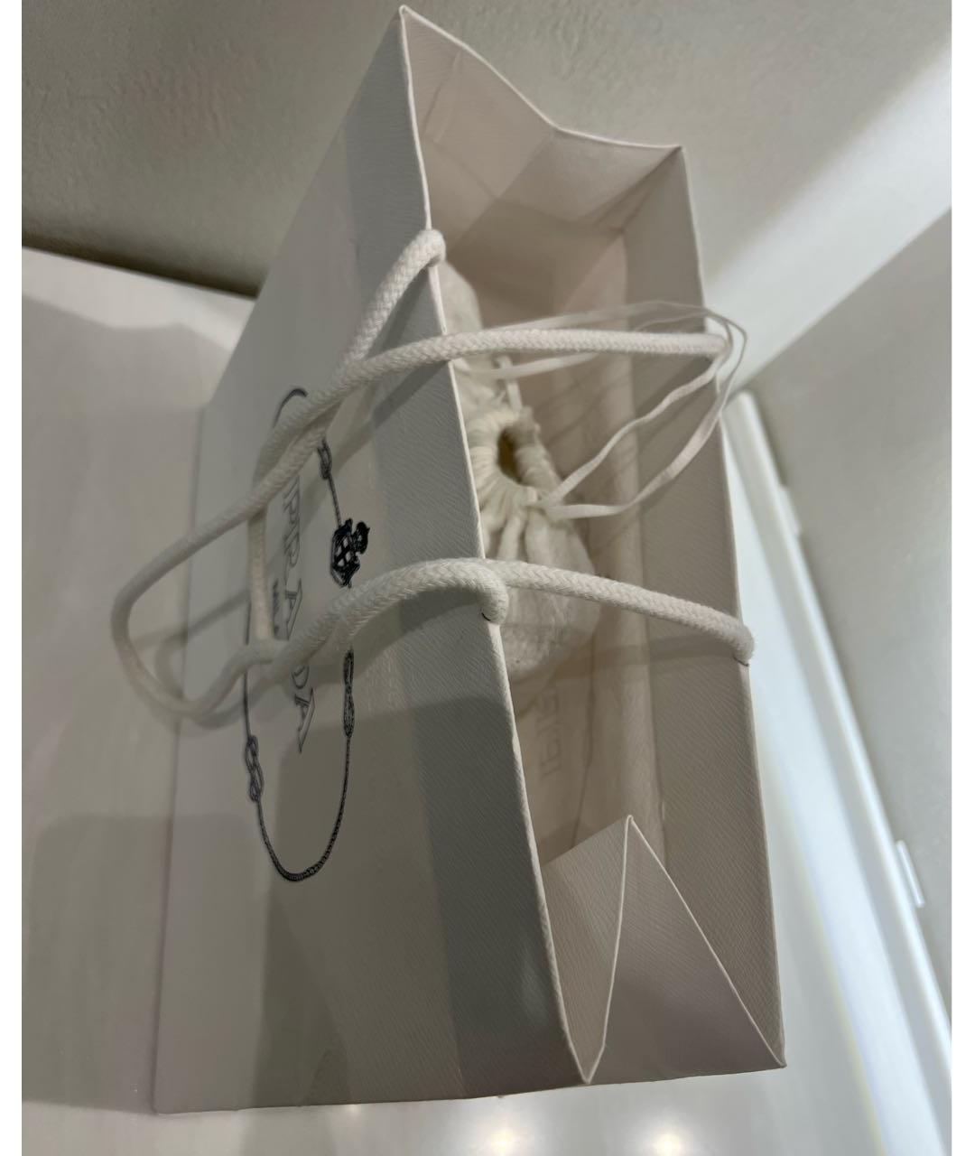 PRADA Бежевая сумка с короткими ручками, фото 6