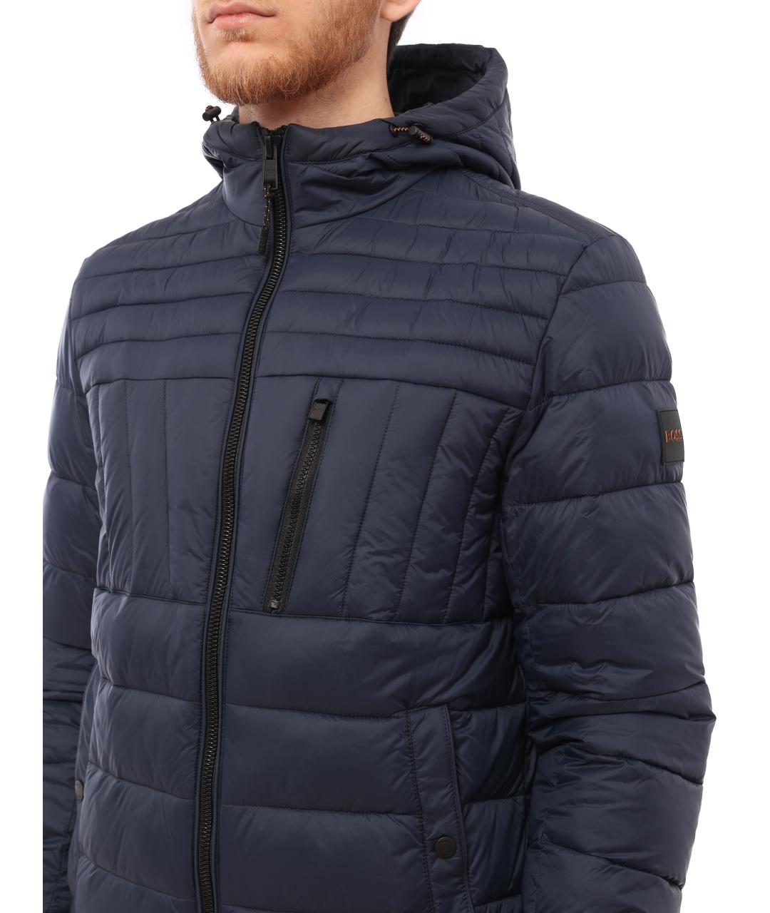 HUGO BOSS Темно-синяя полиамидовая куртка, фото 5